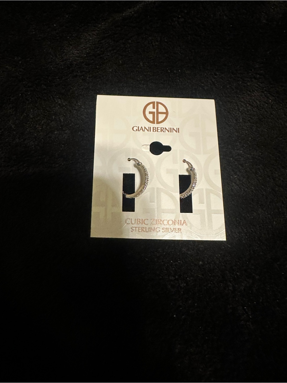 Giani Bernini Silver Cubic Zirconia Hoop Earrings